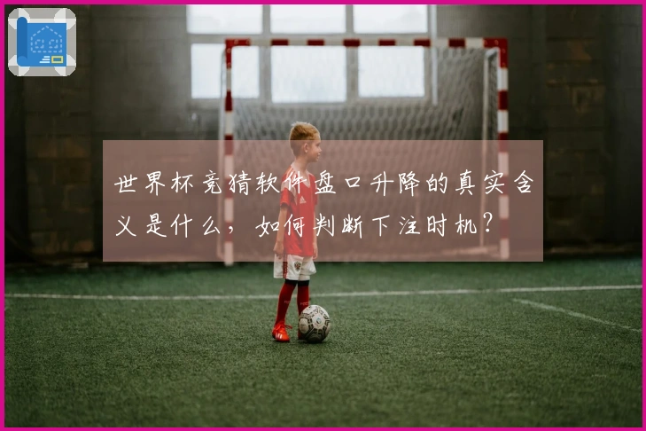 世界杯竞猜软件盘口升降的真实含义是什么，如何判断下注时机？